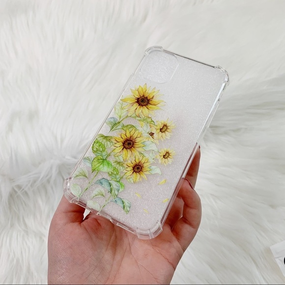 Accessories - iPhone 11 Sunflower Clear Transparent Case